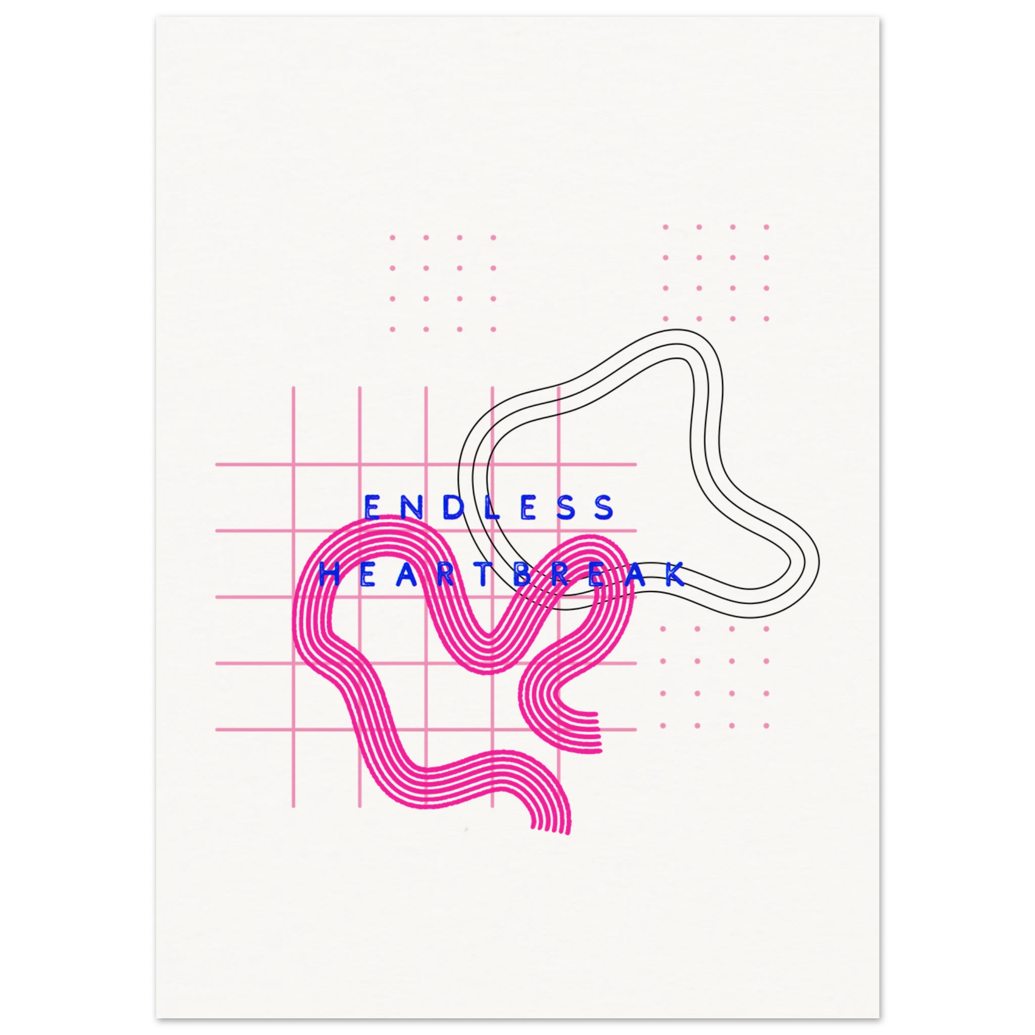 Little Cicada - 'Endless Heartbreak' Neurodivergent Awareness Poster - Museum-Quality Archival Matte Print